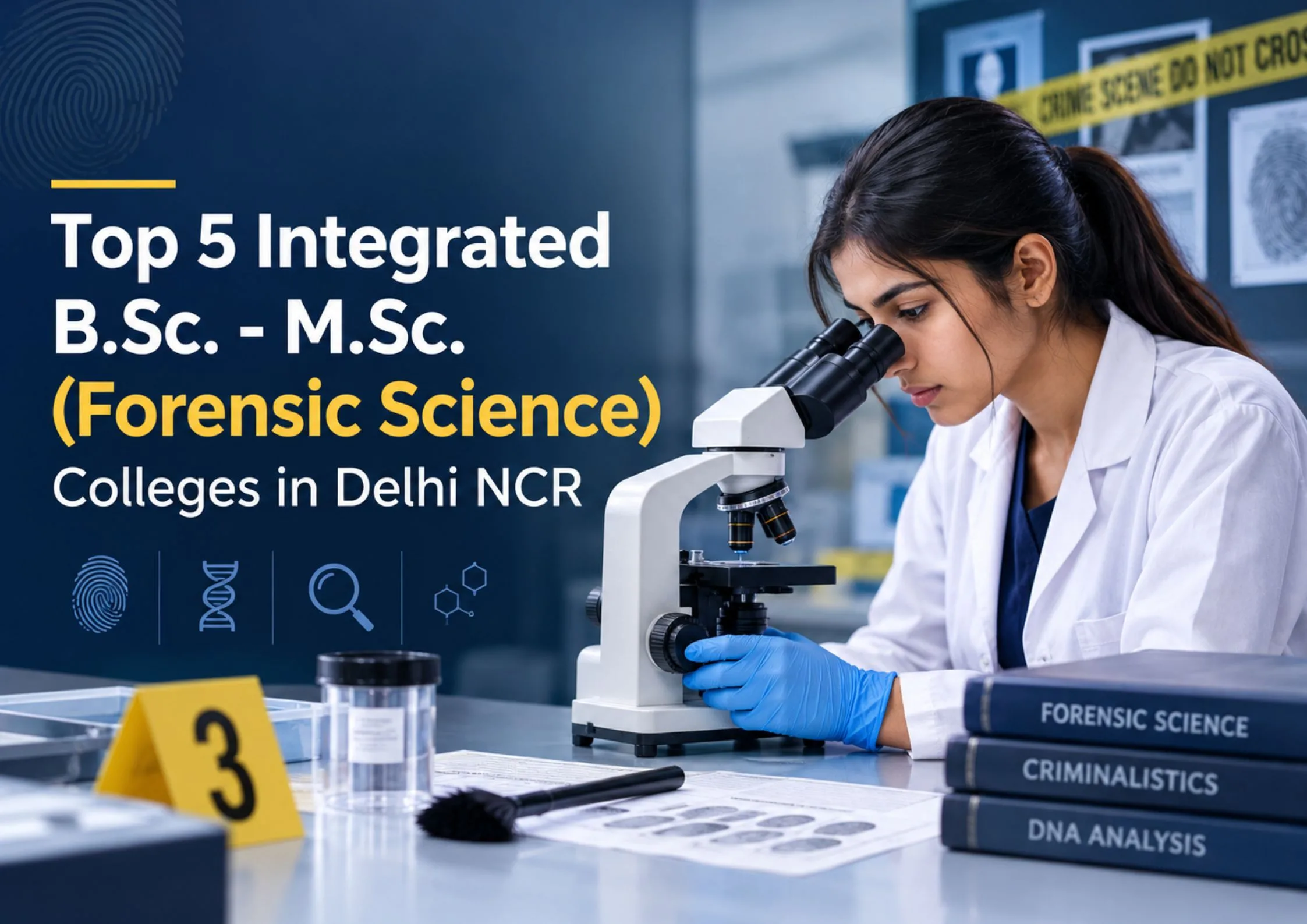 Top 5 Integrated B.Sc. - M.Sc. (Forensic Science) Colleges in Delhi NCR