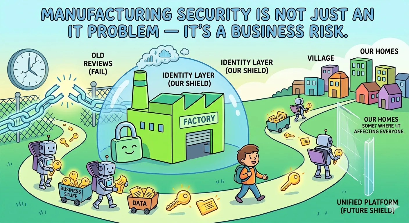 Manufacturing Identity Security Is No Longer an IT Problem — It's a Business Risk