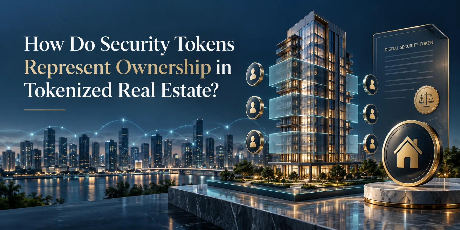 How Do Security Tokens Represent Ownership in Tokenized Real Estate?