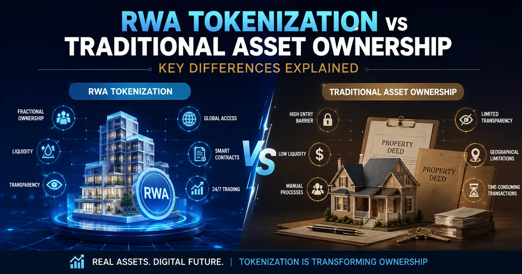 RWA Tokenization vs Traditional Asset Ownership: Key Differences Explained