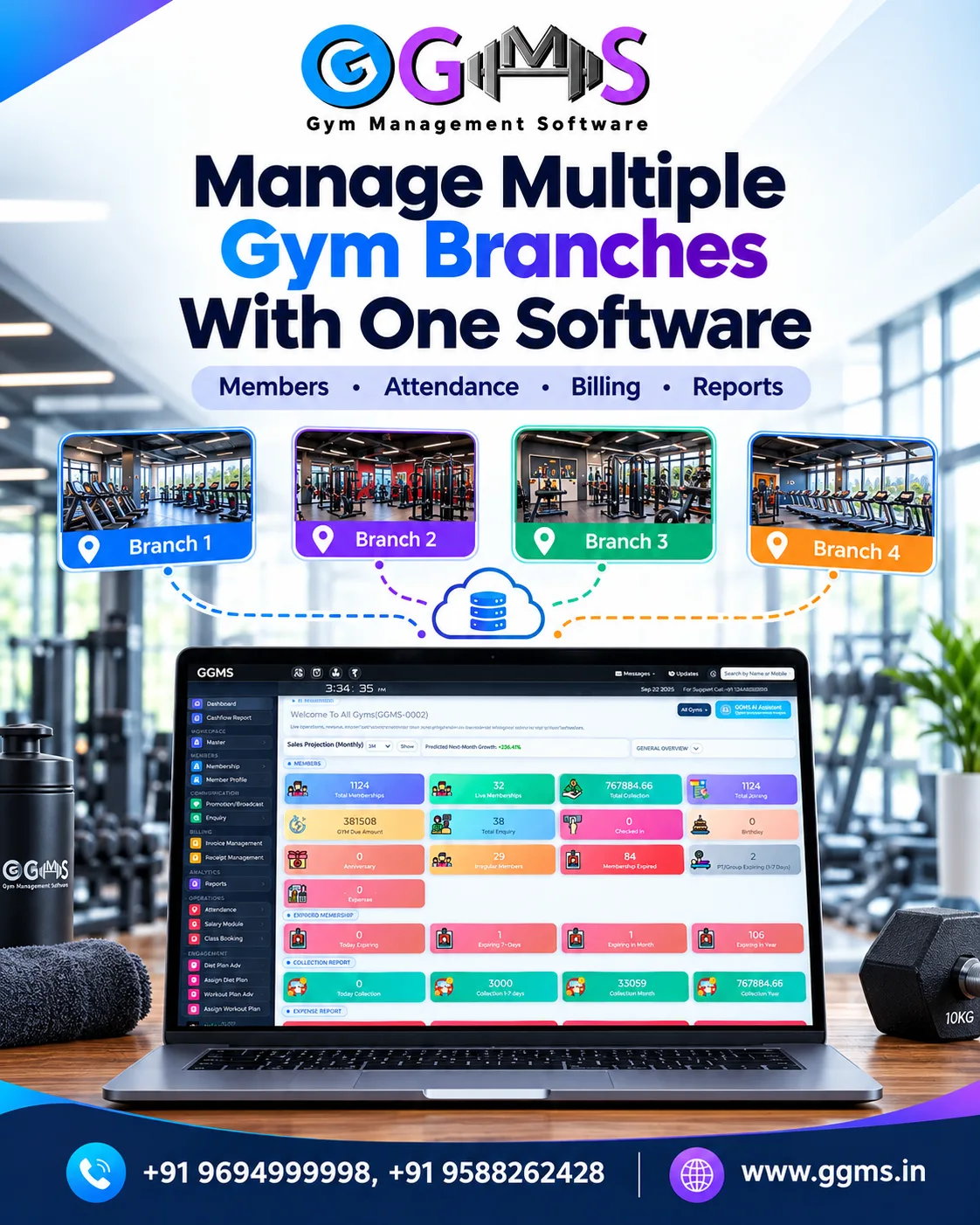 How to Manage Multiple Gym Branches With Gym Management Software