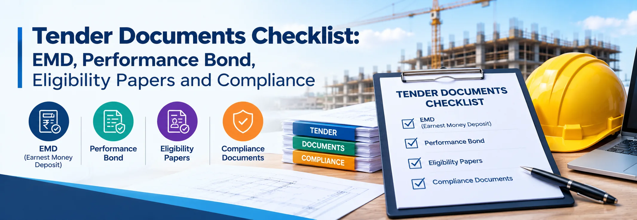 Tender Documents Checklist: EMD, Performance Bond, Eligibility Papers and Compliance