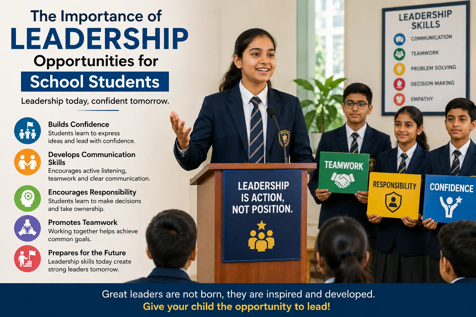 The Importance of Leadership Opportunities for School Students