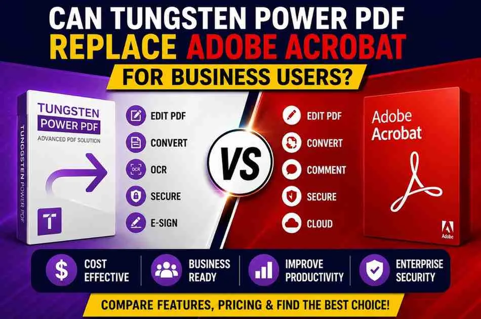 Can Tungsten Power PDF Replace Adobe Acrobat for Business Users?