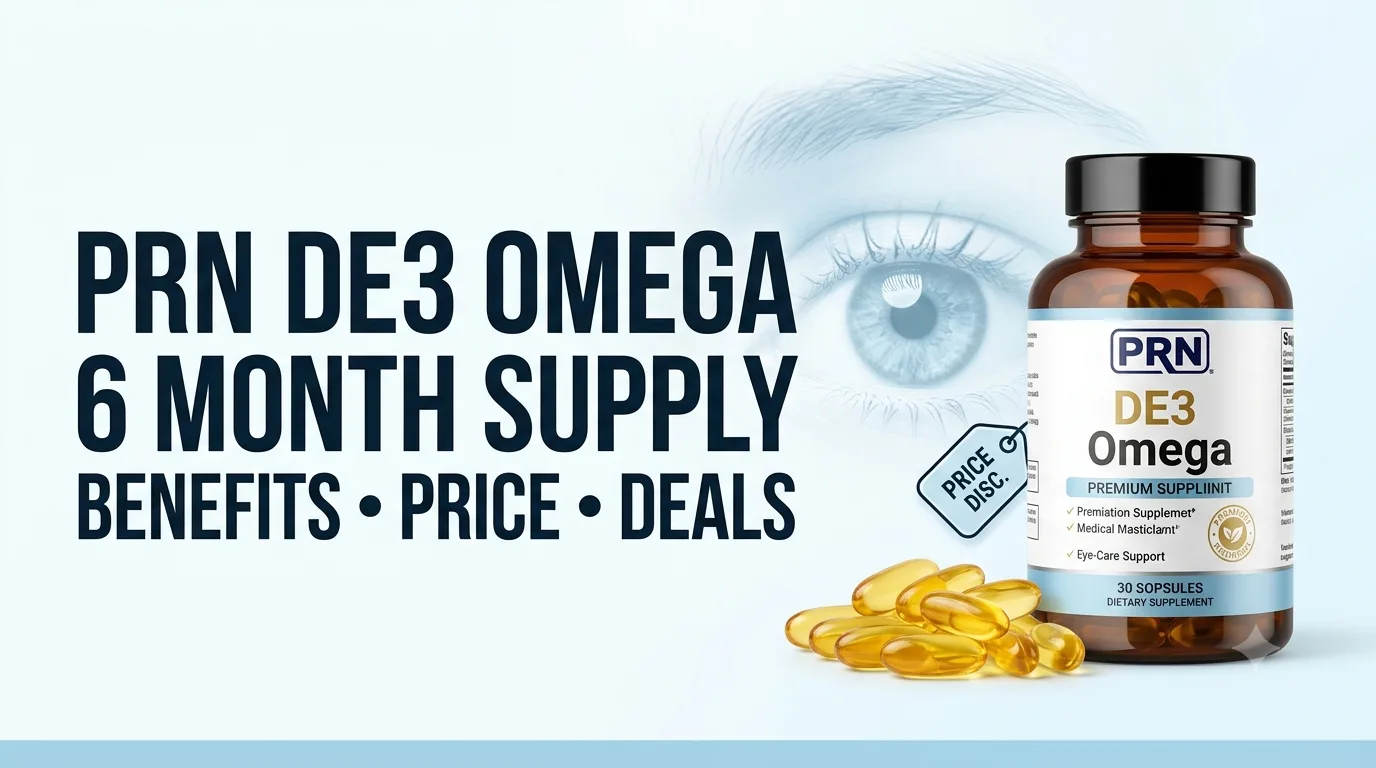 PRN DE3 Omega 6 Month Supply: Benefits, Price & Deals