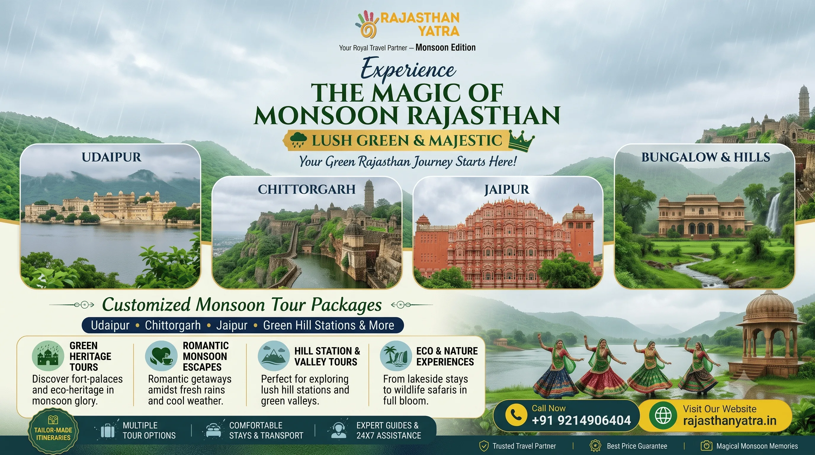 Top Scenic Nature Trails in Rajasthan During Monsoon
