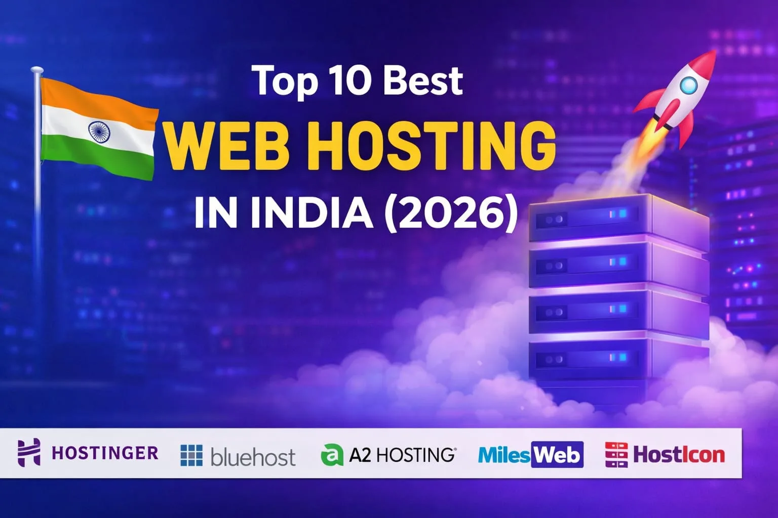 Top 10 Best Web Hosting Providers in India (2026): Power Your Online Success