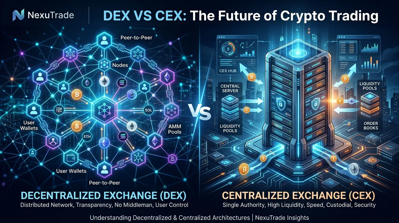 Decentralized Exchange vs. Centralized: Choosing the Right Crypto Exchange Architecture for Your Startup in 2026