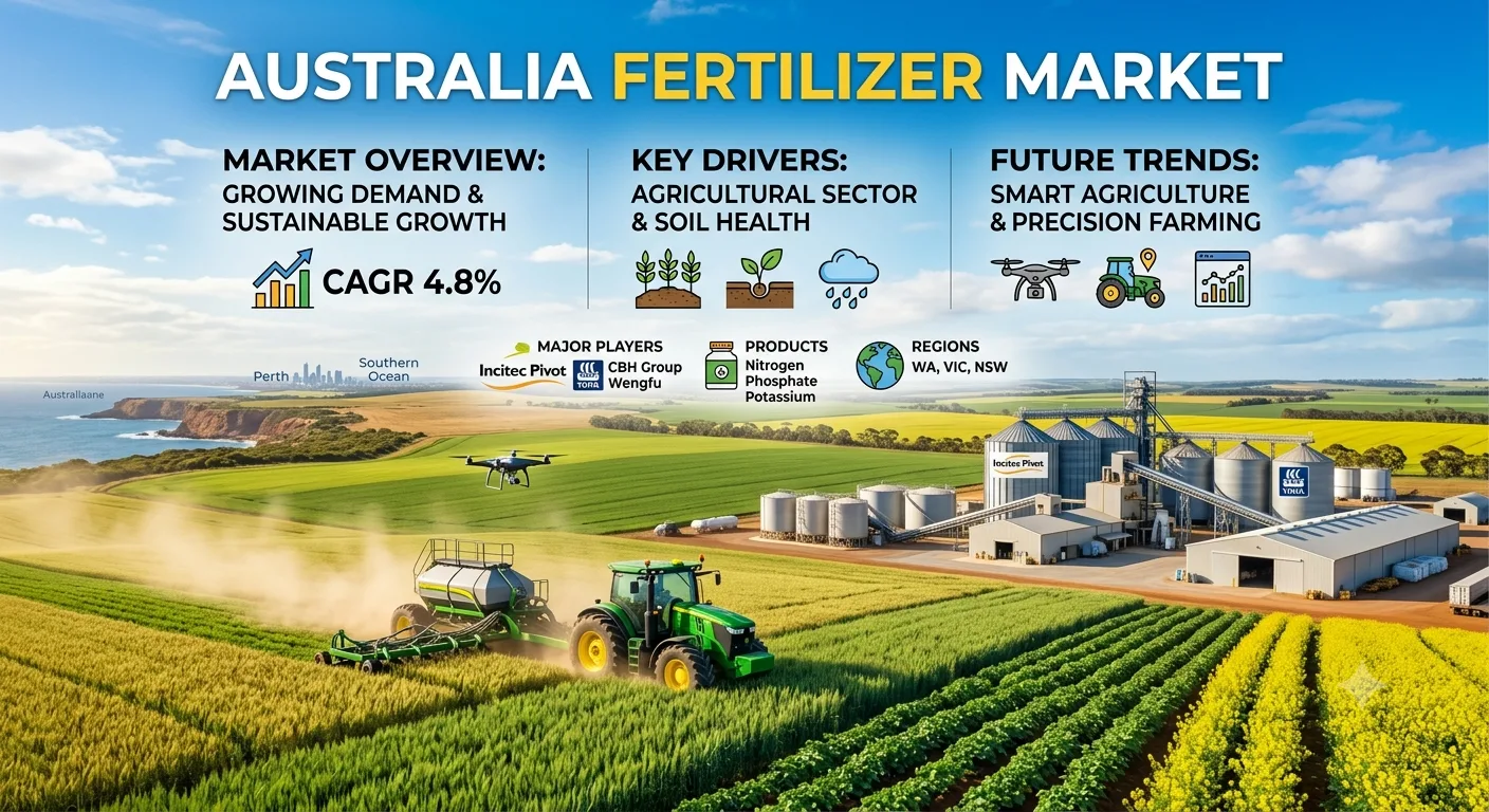 Australia Fertilizer Market Projected to Reach USD 3.9 Billion by 2034