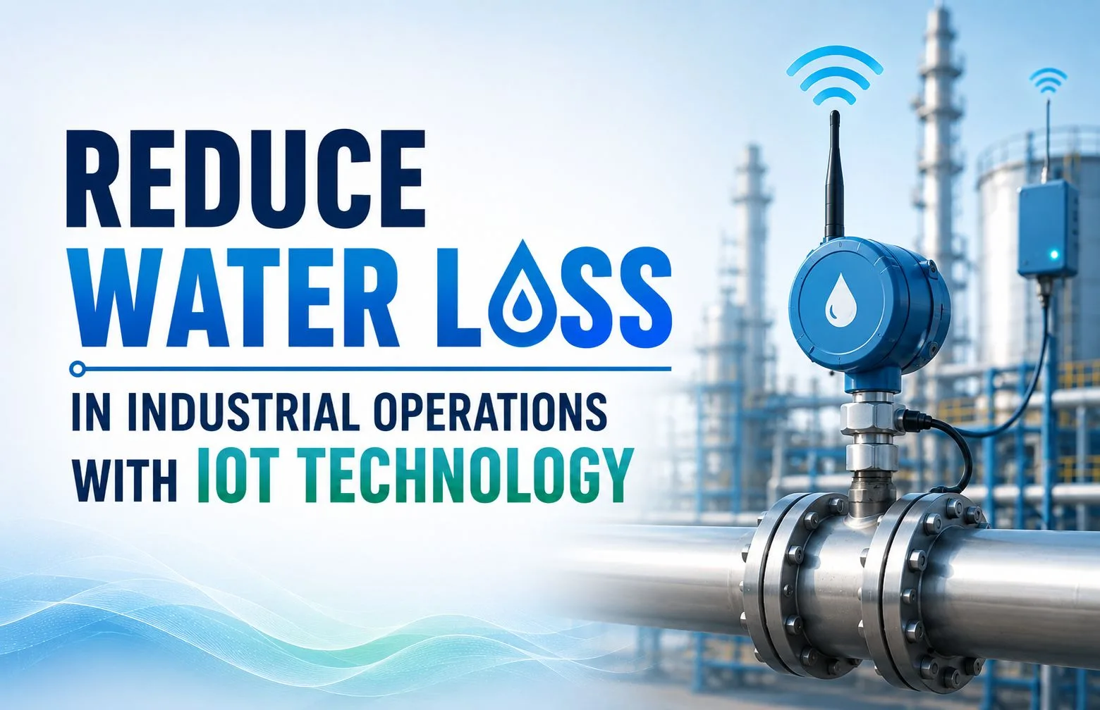 Reduce Water Loss in Industrial Operations with IoT Technology