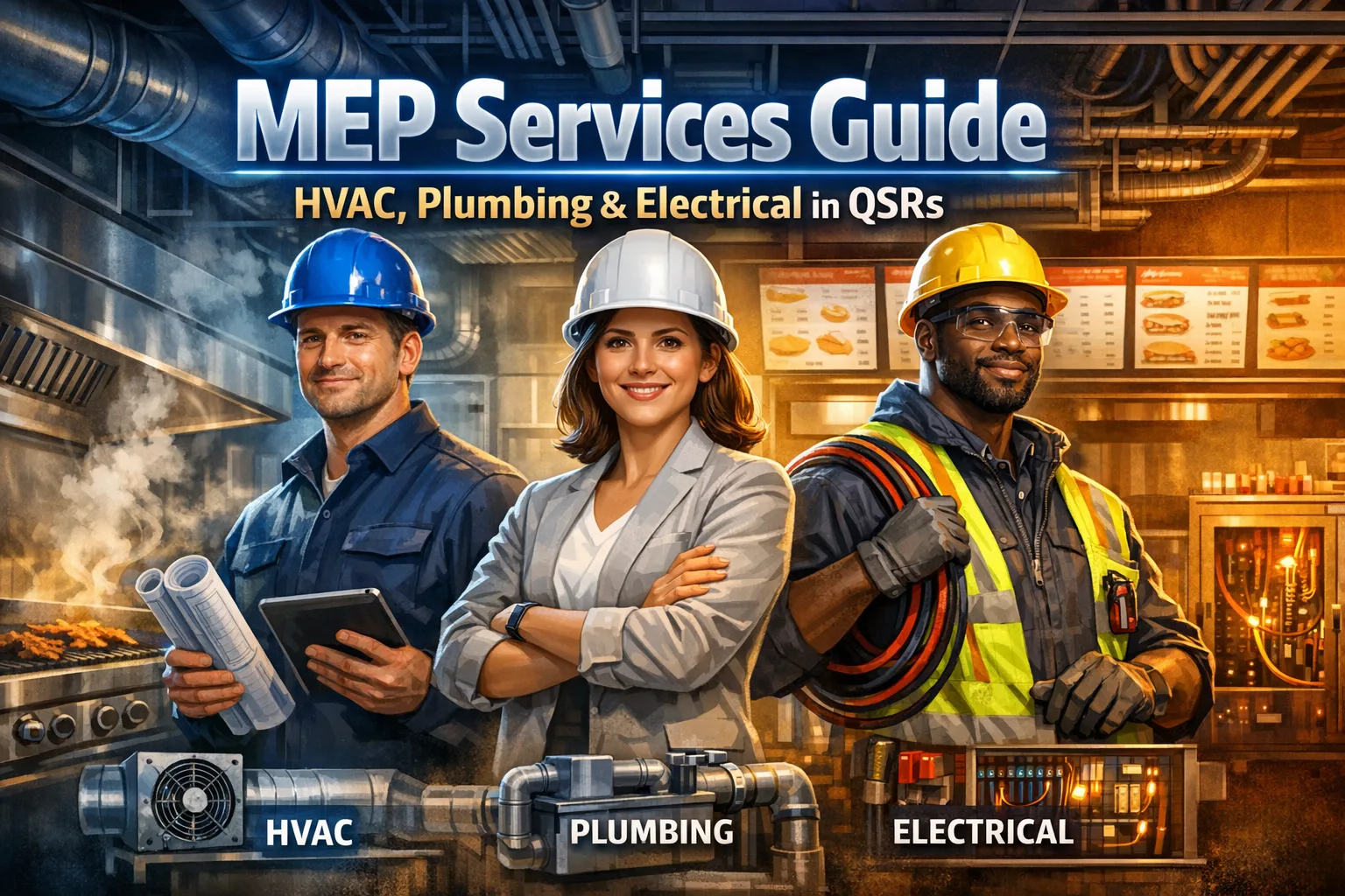 MEP Services Guide: HVAC, Plumbing & Electrical in QSRs