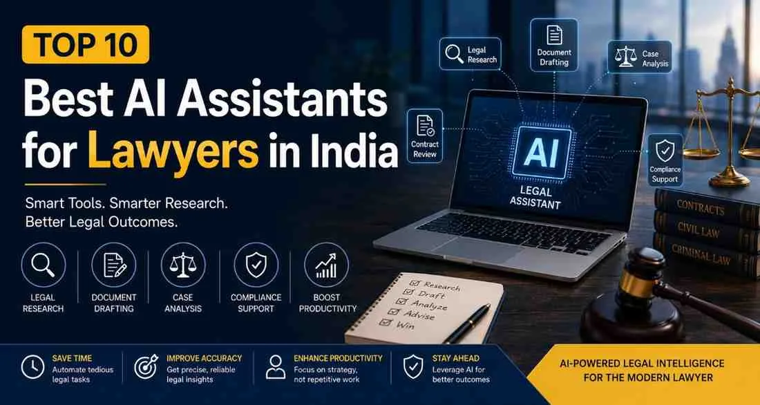 Top 10 Best AI Assistants for Lawyers in India