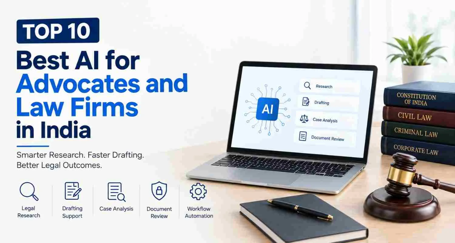Top 10 Best AI for Advocates and Law Firms in India