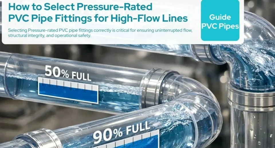 How to Select Pressure-Rated PVC Pipe Fittings for High-Flow Lines in 2026