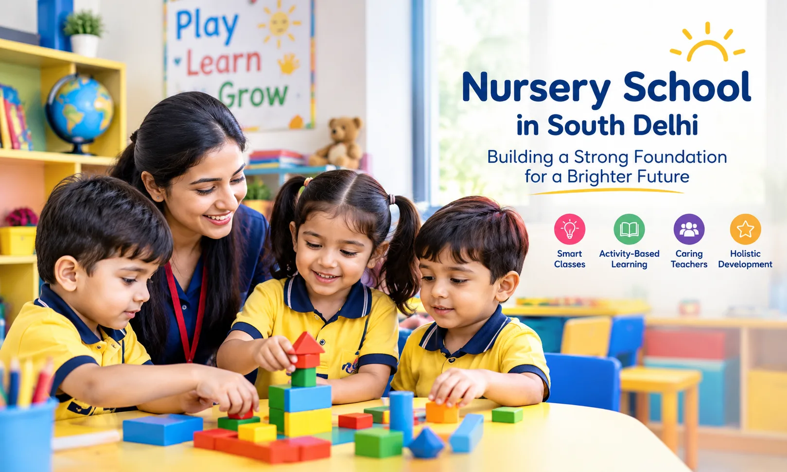 Nursery School in South Delhi: Building a Strong Foundation for Early Learning