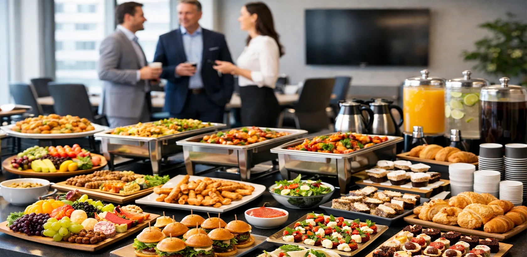 How Office Catering Improves Employee Productivity and Workplace Culture