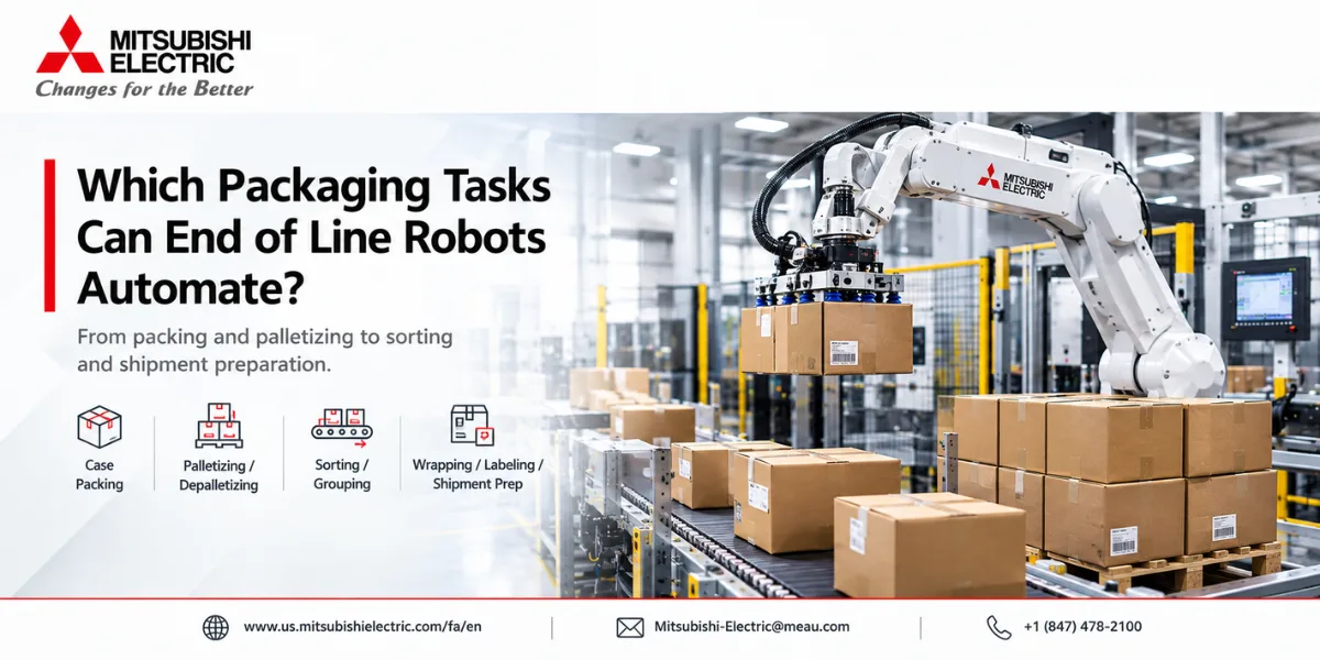 Which Packaging Tasks Can End of Line Robots Automate?