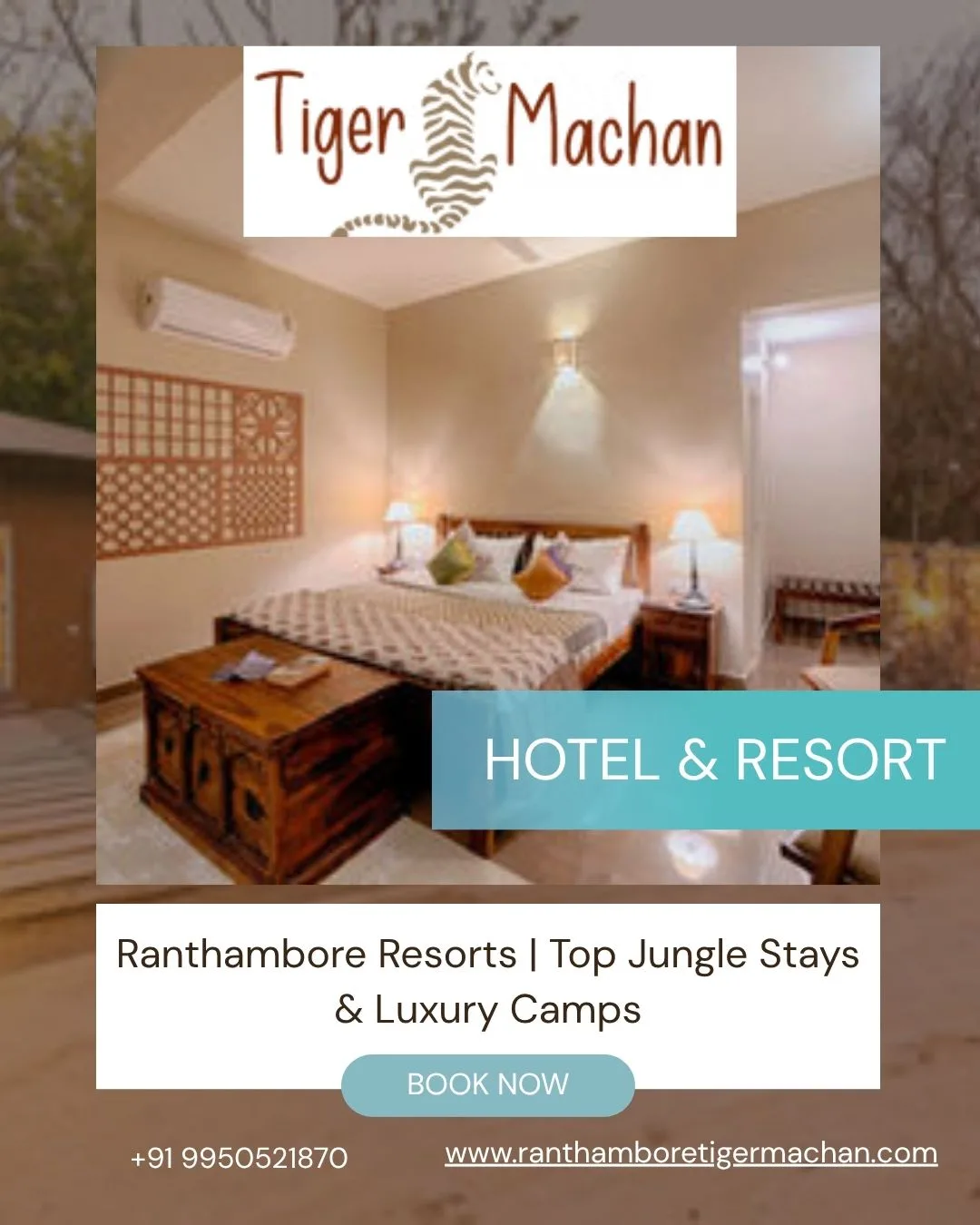 Ranthambore Resorts | Top Jungle Stays & Luxury Camps