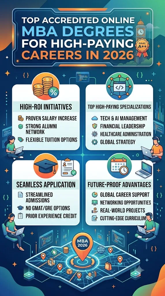 Top Accredited Online MBA Degrees for High-Paying Careers in 2026