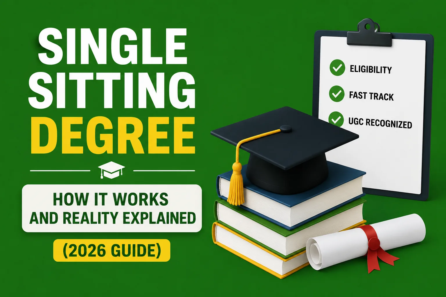 Single Sitting Degree: How It Works and Reality Explained
