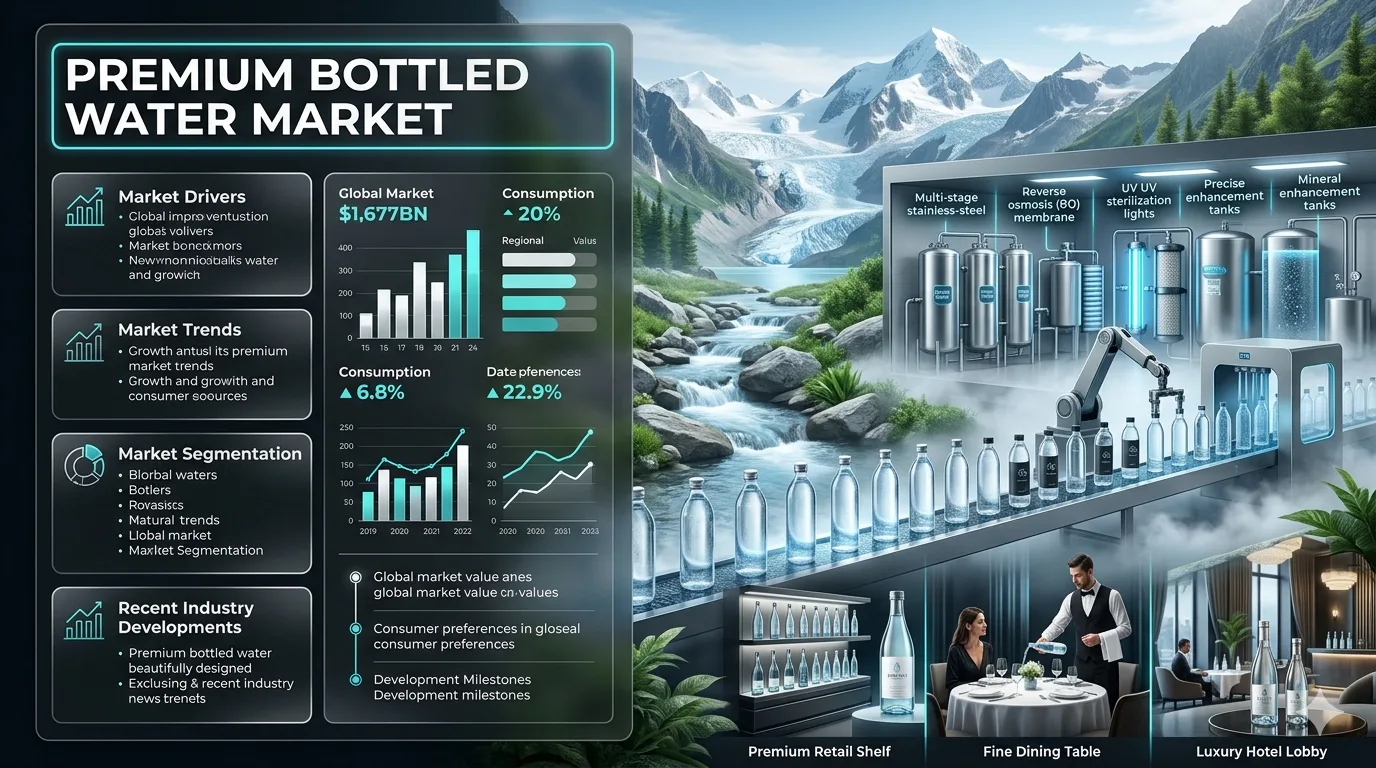 Premium Bottled Water Market Growth, and Demand Forecast 2026-2034