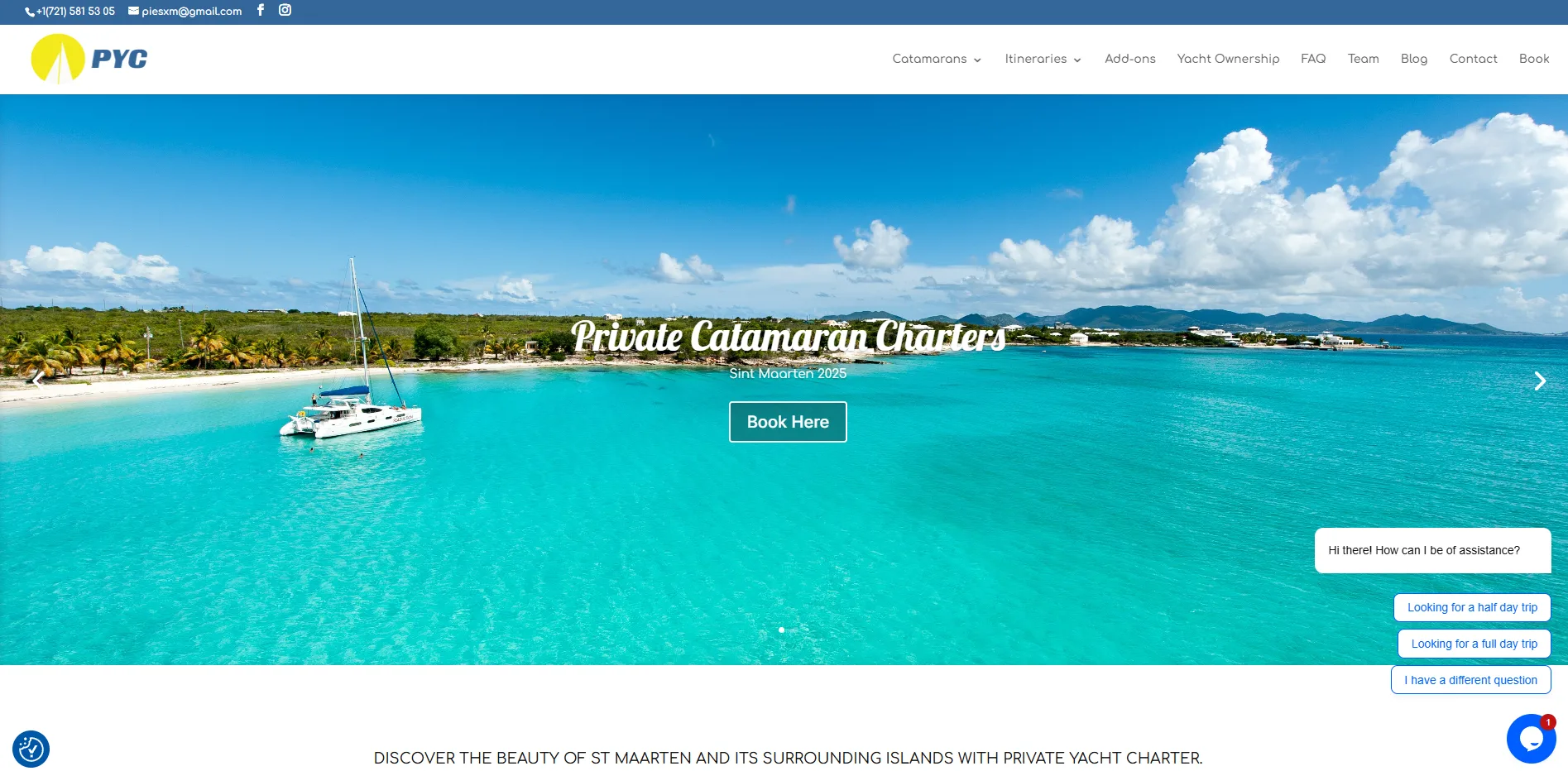Luxury Boat and Yacht Charter Experience in St. Maarten / St. Martin