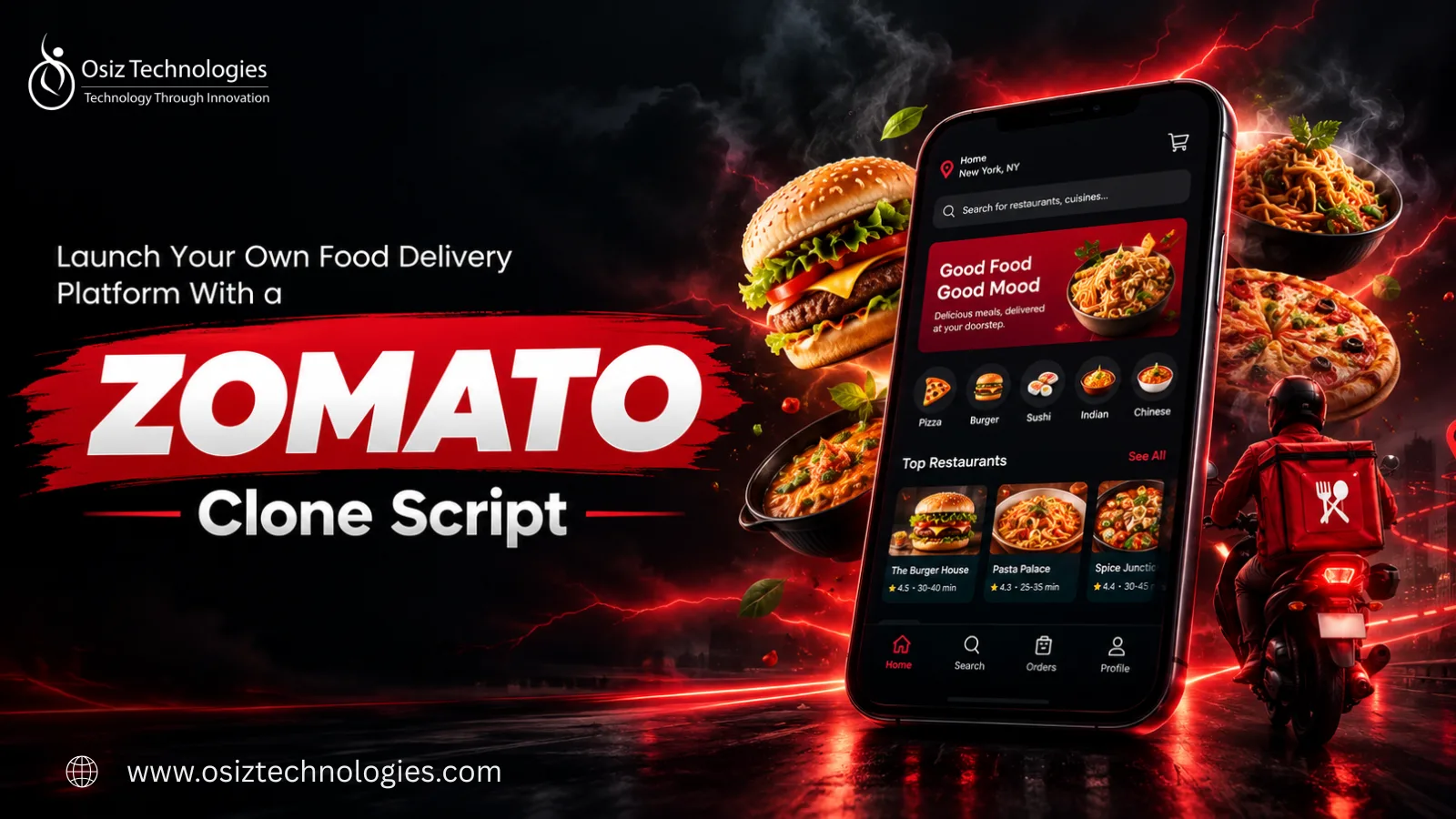 How Zomato Clone Script Helps Launch a Food Delivery Platform