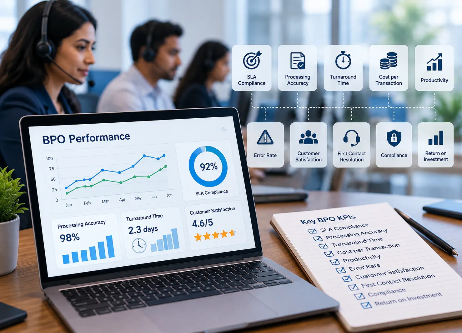 How to Evaluate BPO Performance: Key Metrics Every Business Should Track