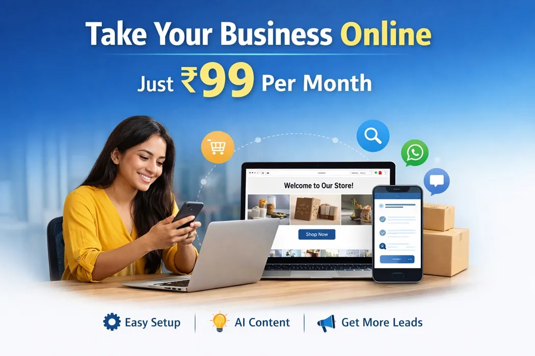 Take Your Business Online in Just Rs 99 Per Month - IndiaBizzness.net, Advantages of Joining Indiabizzness