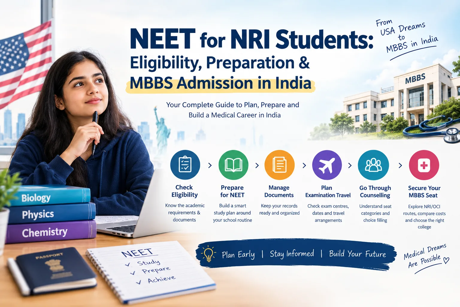 NEET for NRI Students: Eligibility, Preparation & MBBS Admission in India