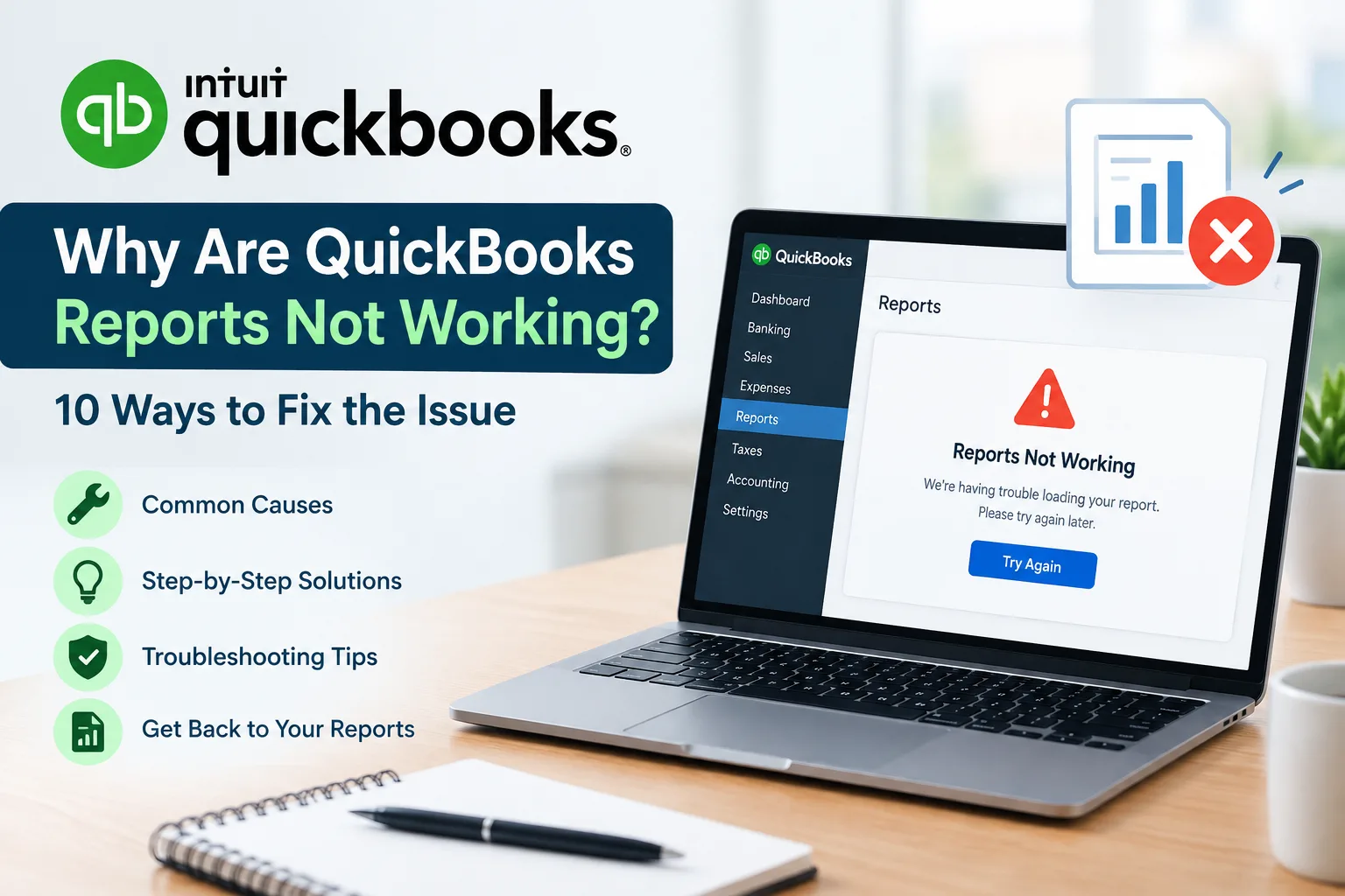 QuickBooks Reports Not Working After an Update: What to Do
