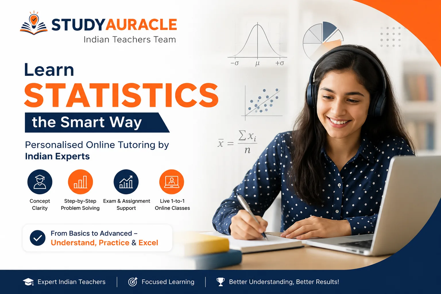 Learn Statistics Better with Expert Indian Online Tutors