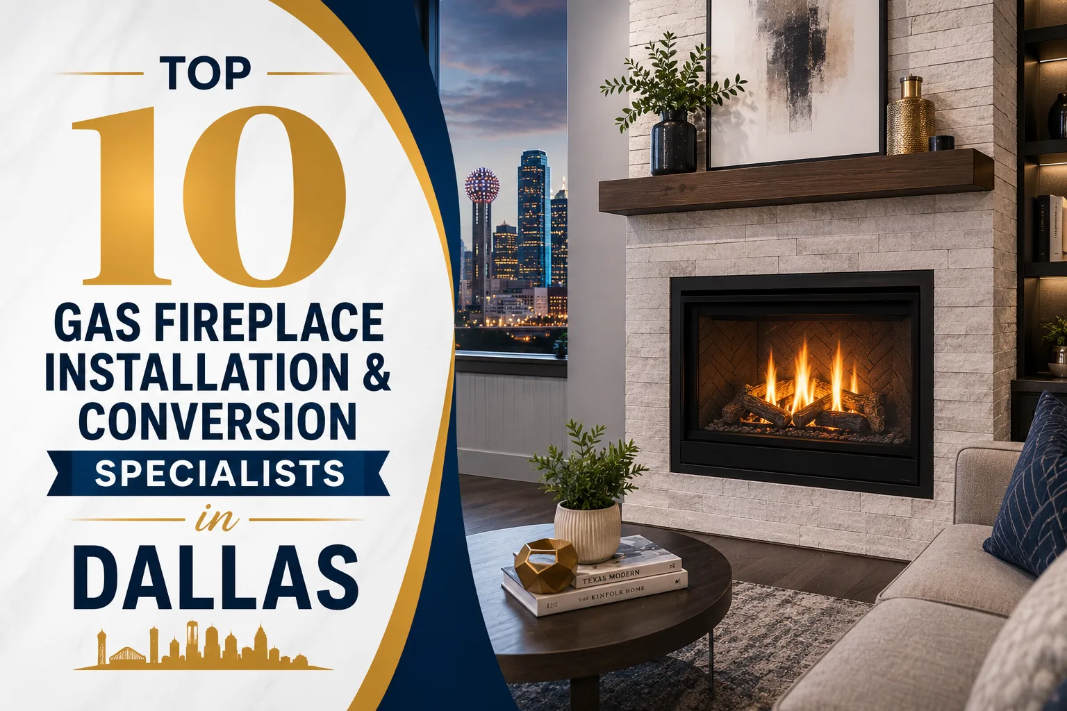 Top 10 Gas Fireplace Installation & Conversion Specialists in Dallas