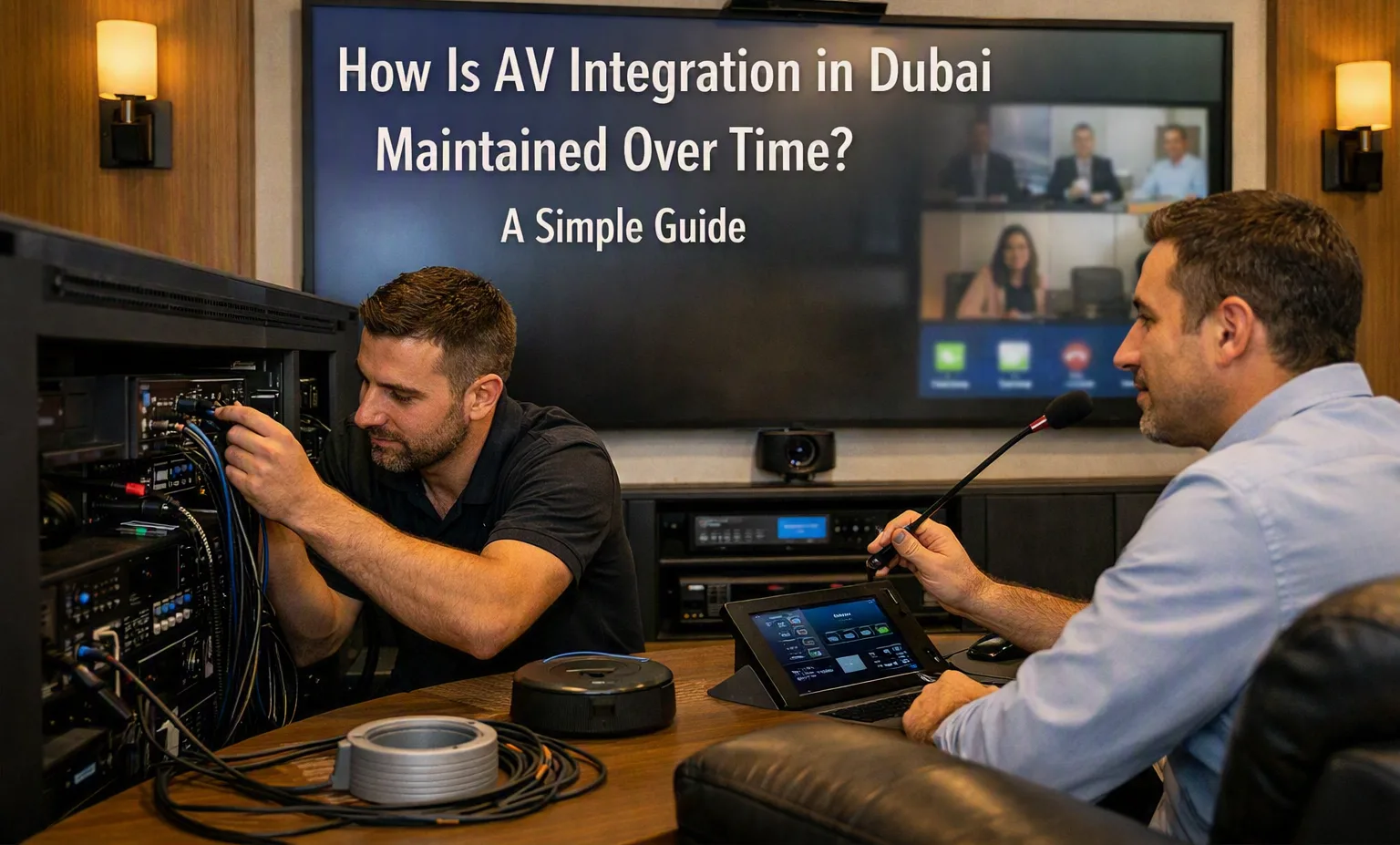 How Is AV Integration in Dubai Maintained Over Time? A Simple Guide