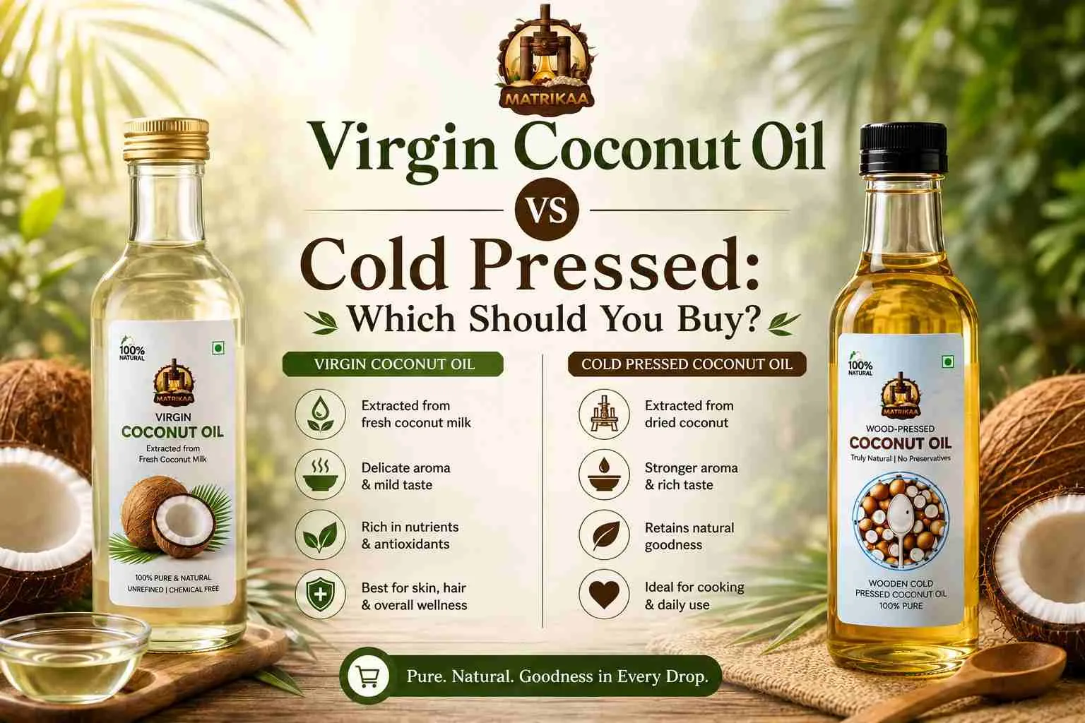 Virgin Coconut Oil vs Cold Pressed: What Is the Difference?