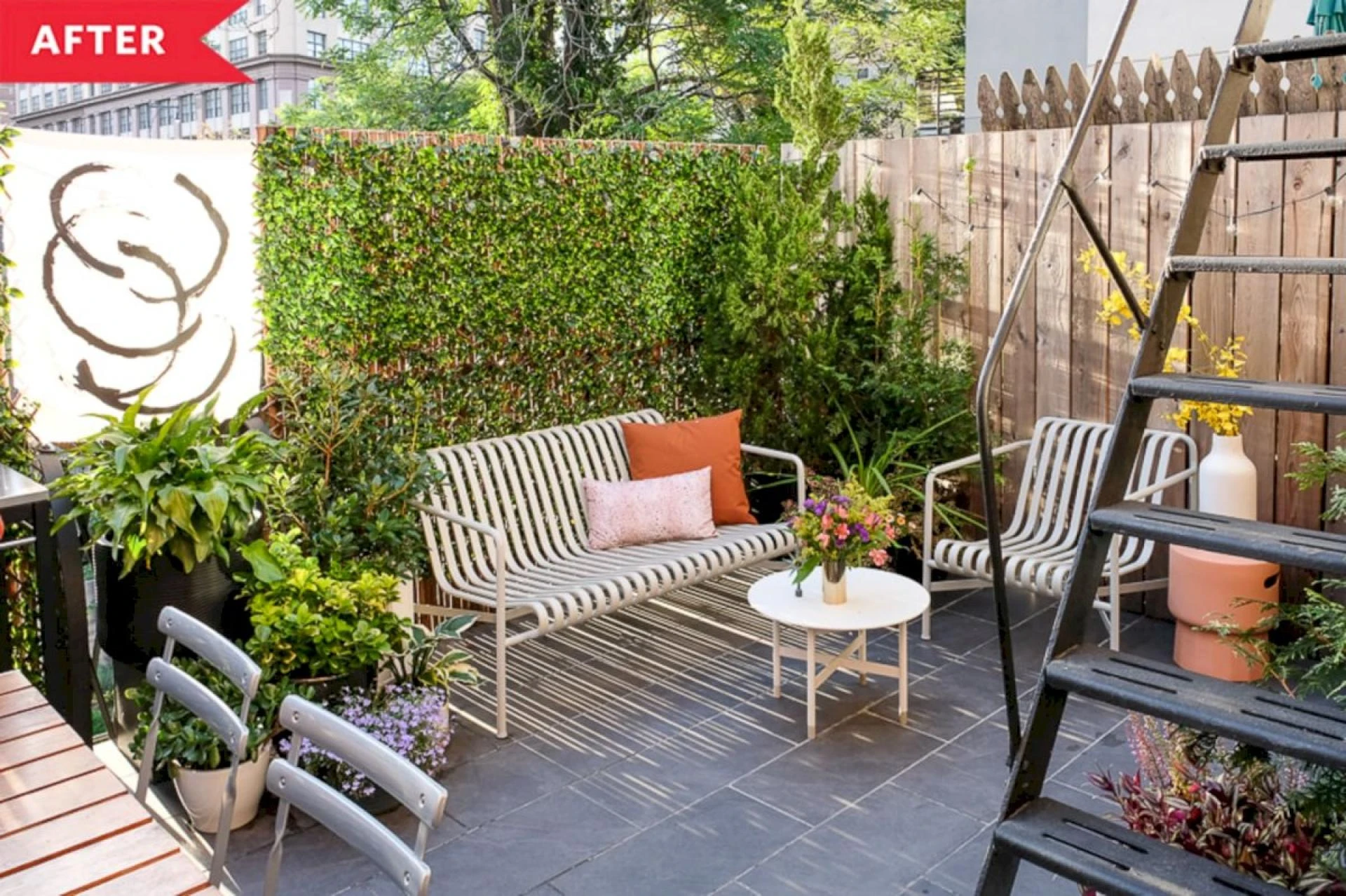Before and After: This Rental-Friendly Patio Redo is a Plant-Lover's Dream