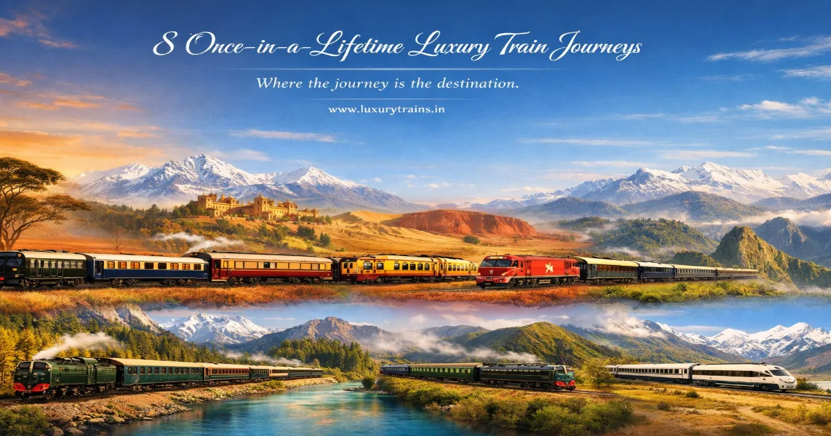 8 Iconic Luxury Train Journeys Around the World for Bucket List Travelers