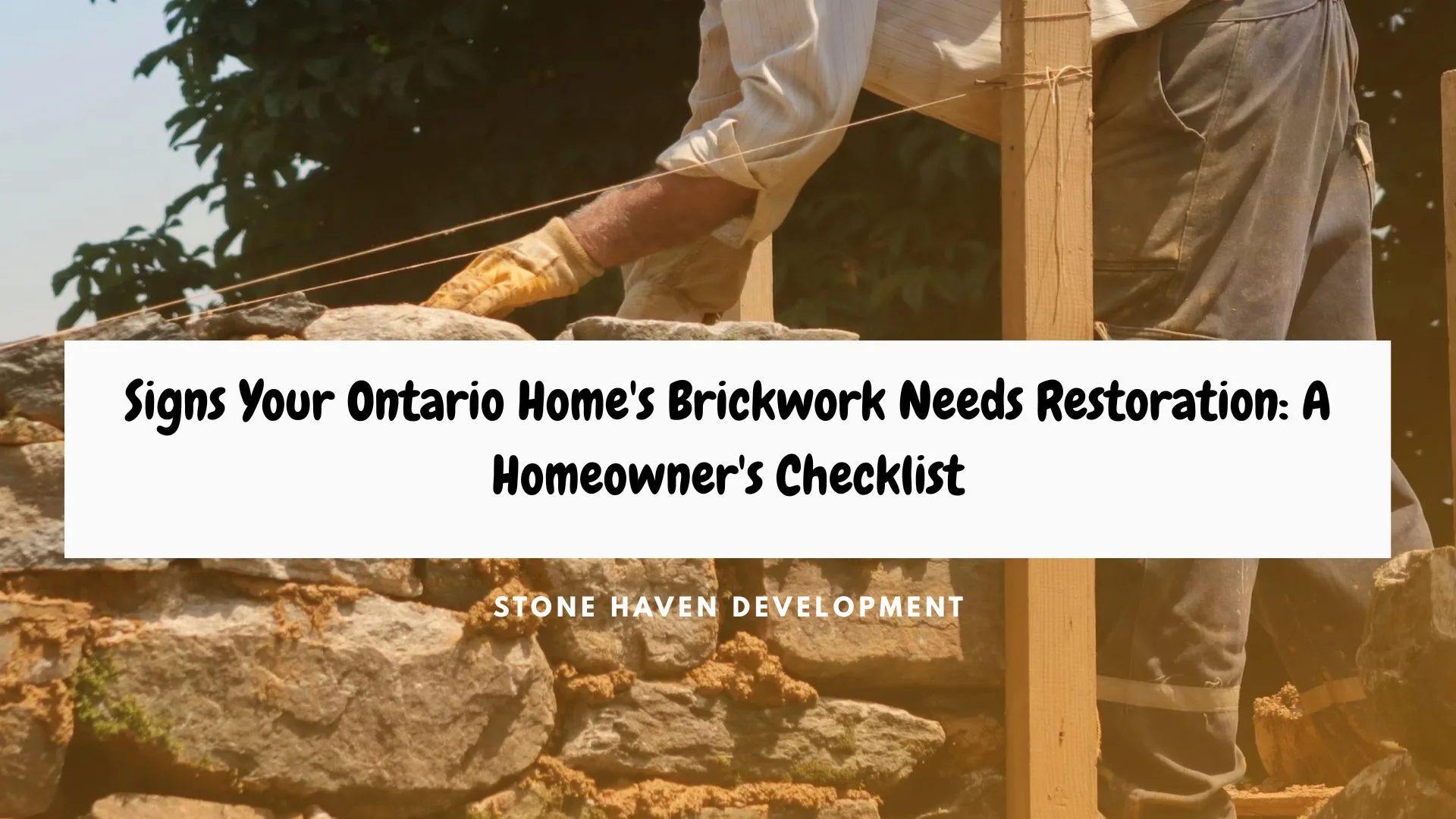 The Deterioration Most Homeowners Walk Past Every Day Picture a homeowner in Kitchener who has lived in their brick home for twelve years. They walk past the front exterior every day. They notice the