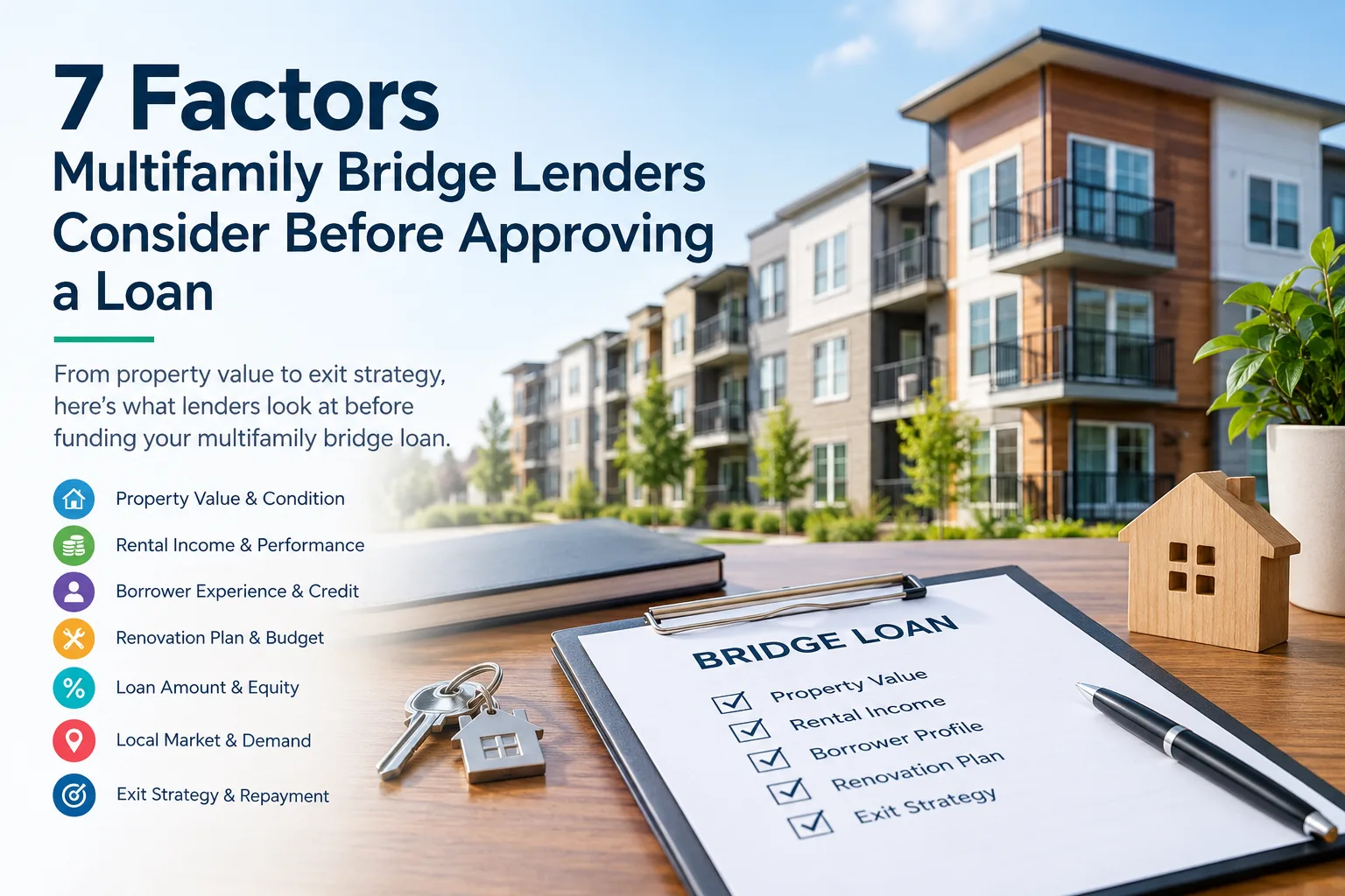 7 Factors Multifamily Bridge Lenders Consider Before Approving a Loan