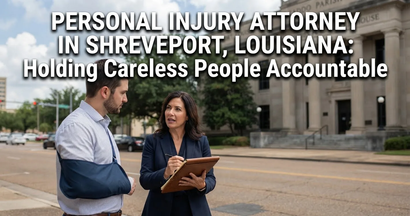 Personal Injury Attorney in Shreveport, Louisiana: Holding Careless People Accountable