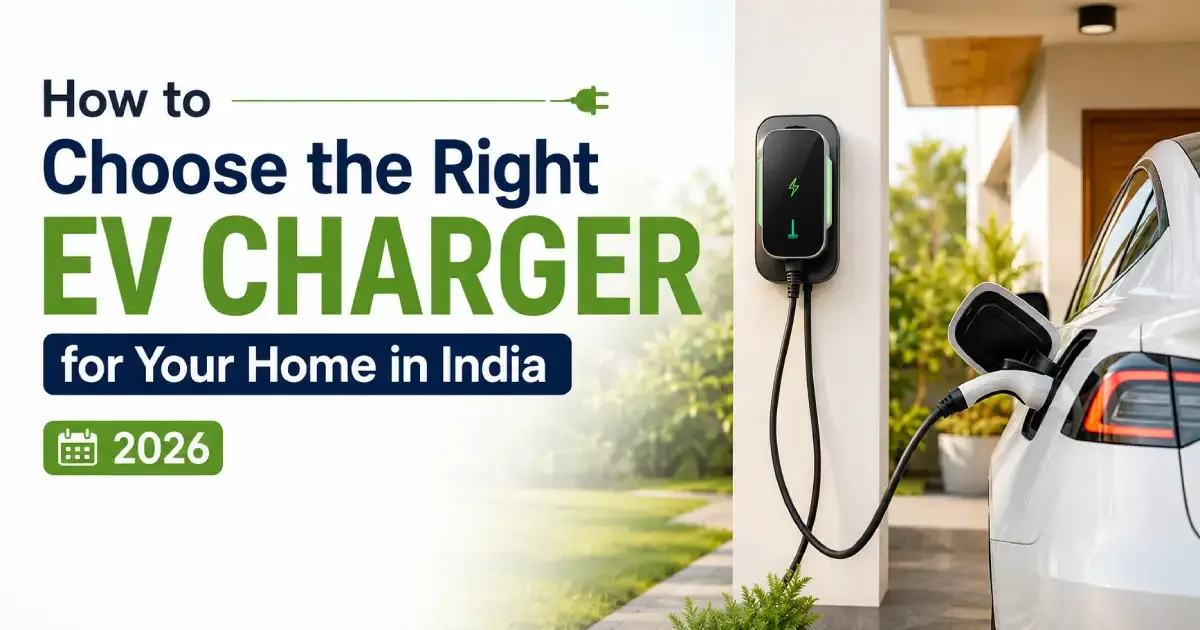 How to Choose the Right EV Charger for Your Home in India (2026)