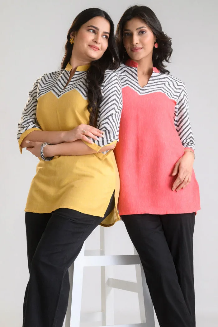 Best Colourful Denim Shirt and Pants for Women Combinations