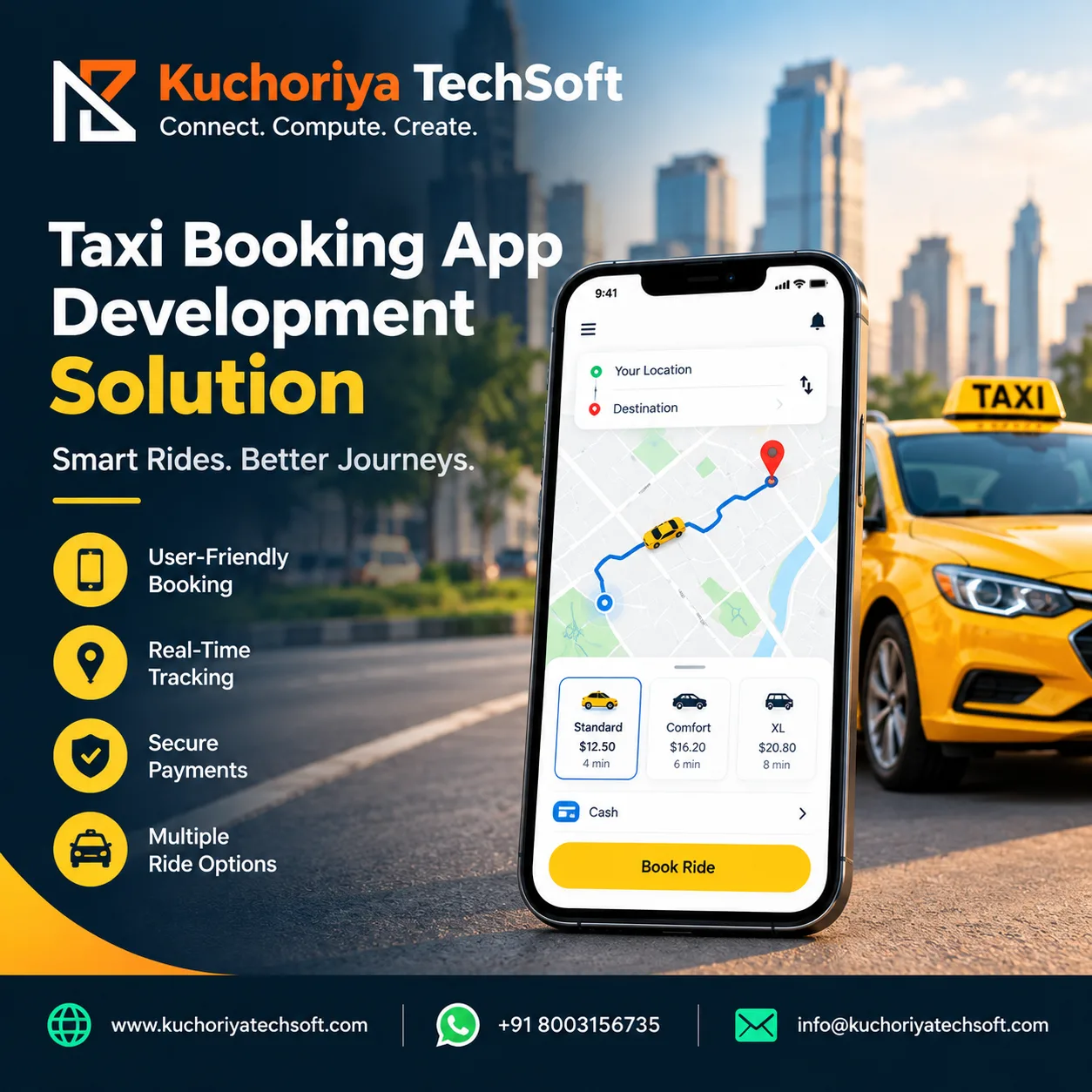 Taxi Booking App Development Companies Suitable for Startups and Enterprises