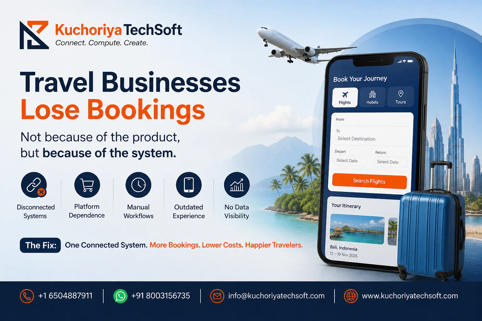 Why Travel Businesses Lose Bookings (and How a Connected System Fixes It)