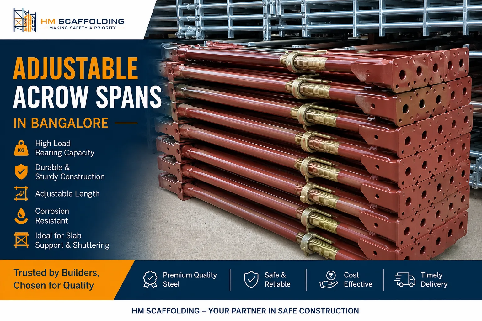 Leading Construction Support and Scaffolding Solutions in Bangalore