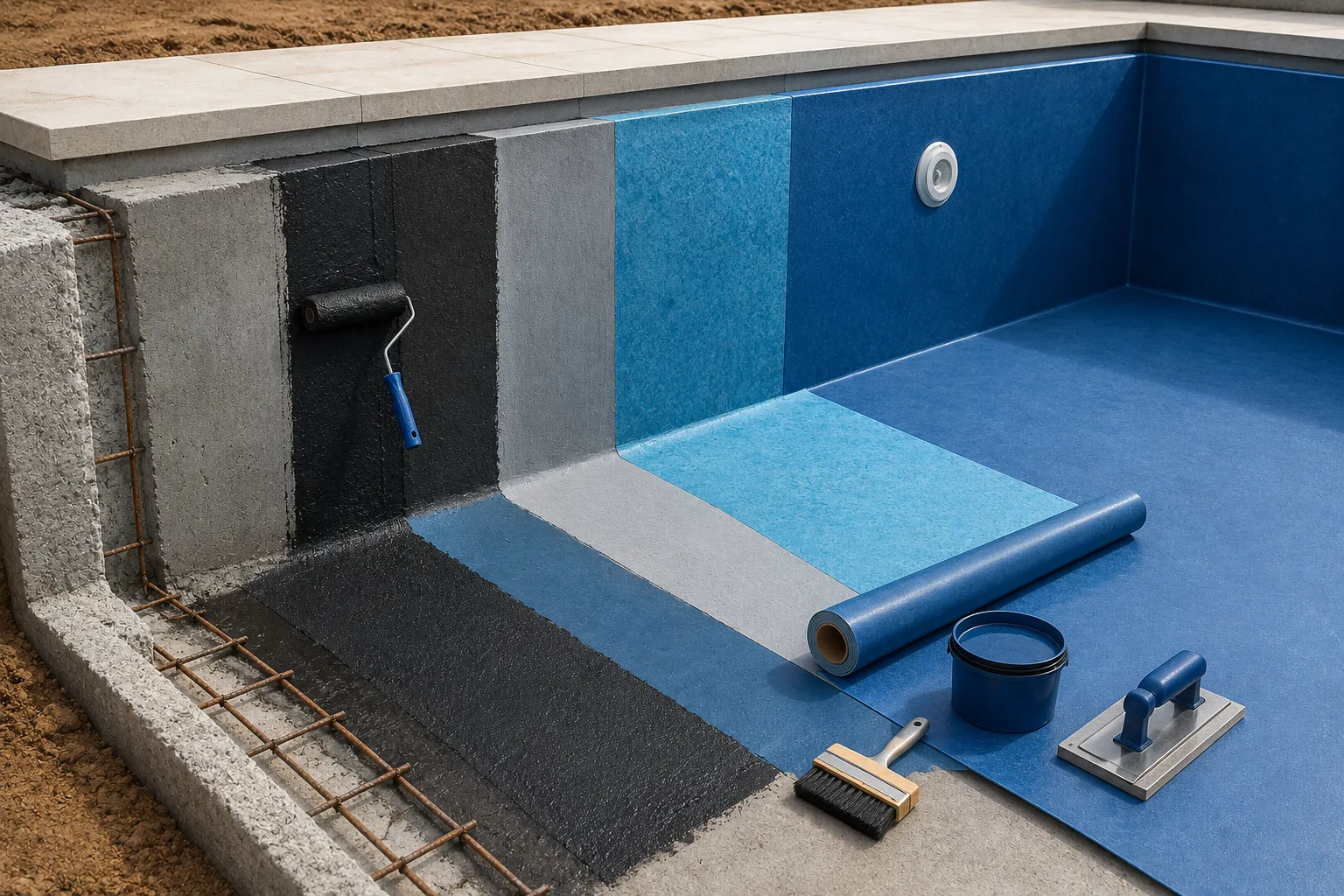 Advanced Waterproofing Systems Used in Swimming Pool Construction
