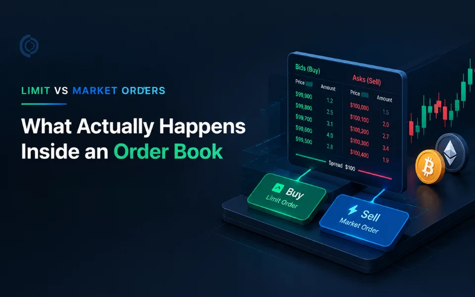 Limit vs Market Orders: What Actually Happens Inside an Order Book