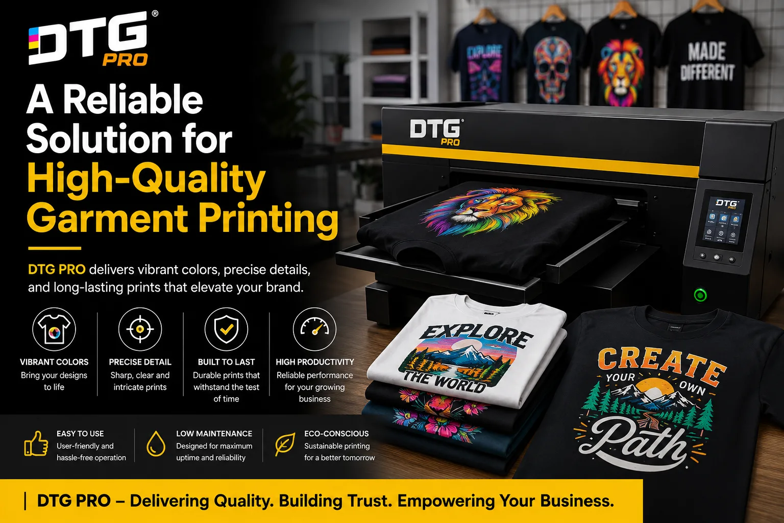 Kodak DTG: A Reliable Solution for High-Quality Garment Printing