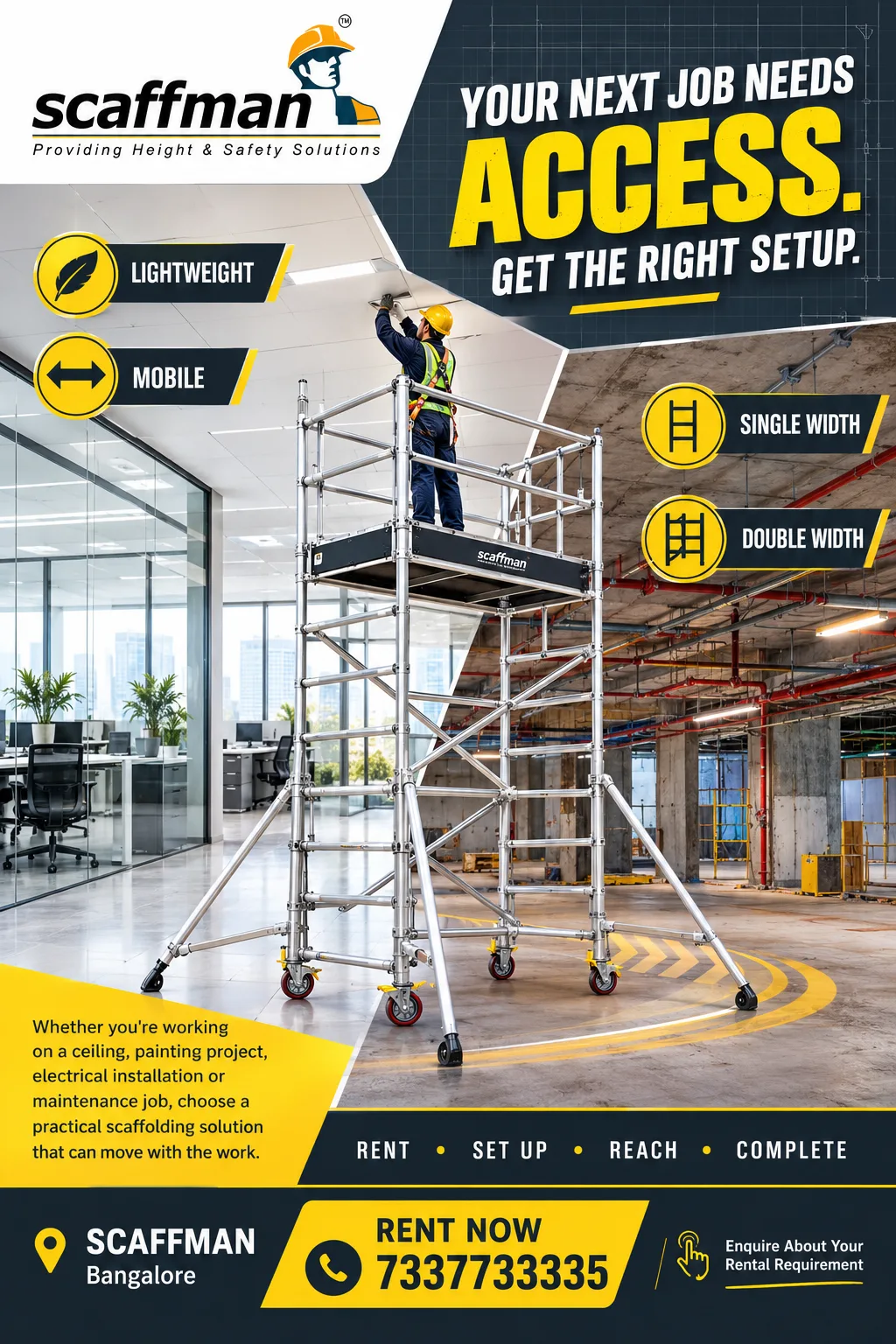 How to Match Aluminium Scaffolding With Different Worksite Requirements in Bangalore