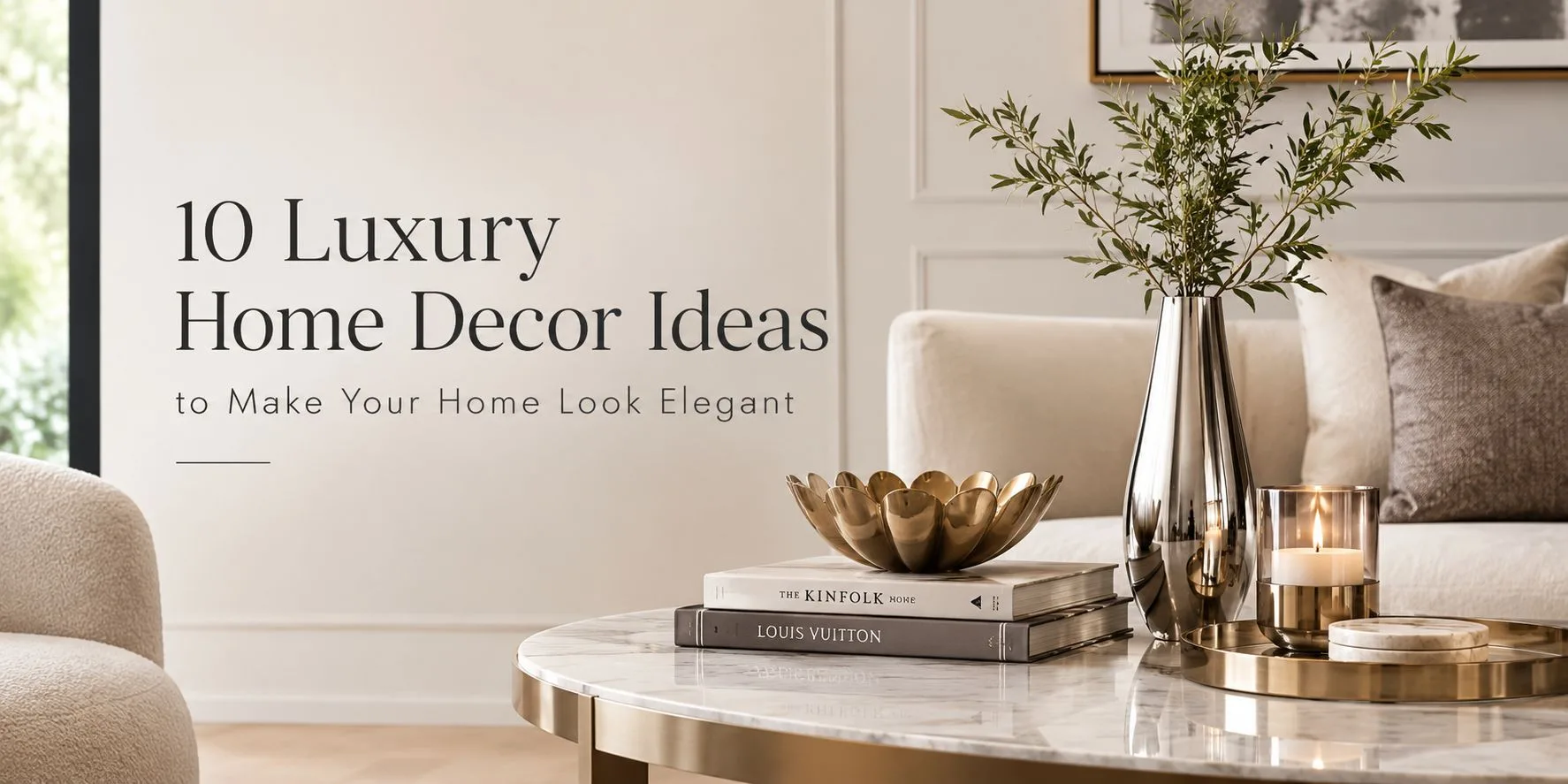 10 Luxury Home Decor Ideas to Make Your Home Look Elegant